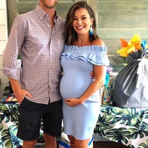 Endless Rose baby blue stretch dress